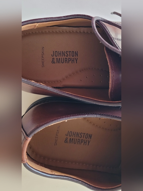 Johnston & Murphy Sheepkin Shoes Dress Oxford 20-3916 Nwot 11.5 M main image 2